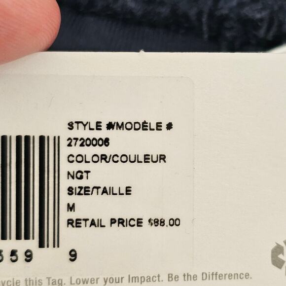 OUTERKNOWN Terry Cloth Short Dark Blue Size M NWT - Picture 4 of 5